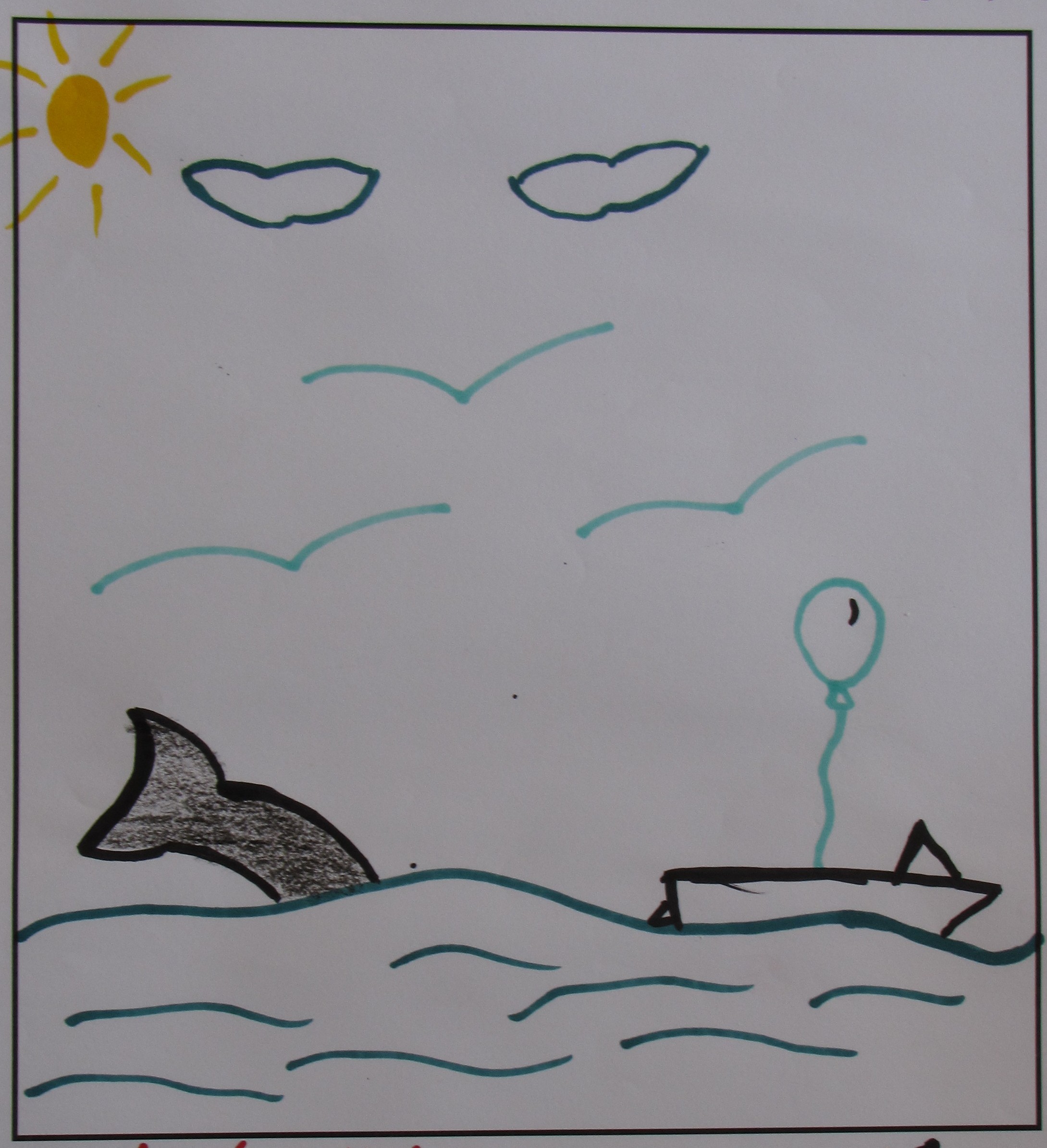 'Cool Whale' by Tredyn Kohm, Age 13.